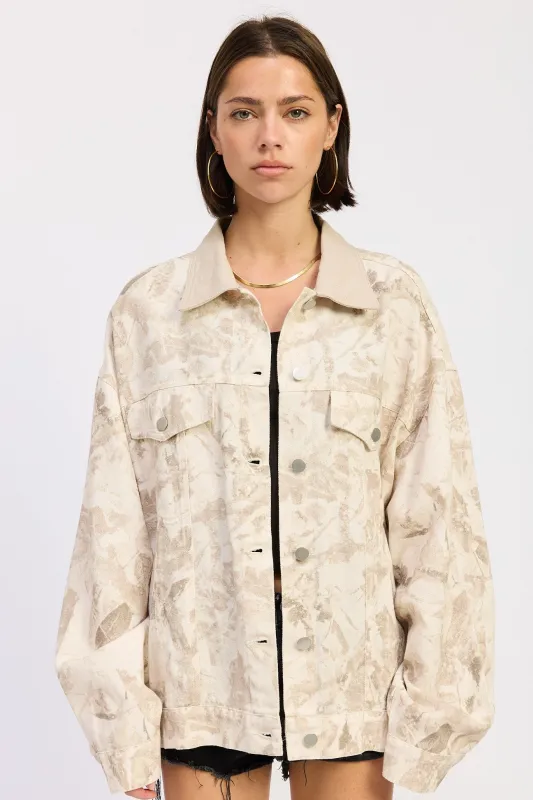 Stone Oversized Jacket sold by emory park