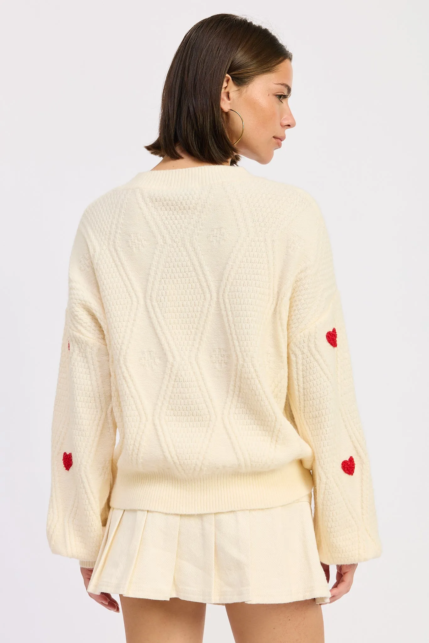Arabella Heart Sweater sold by emory park product image thumbnail 3