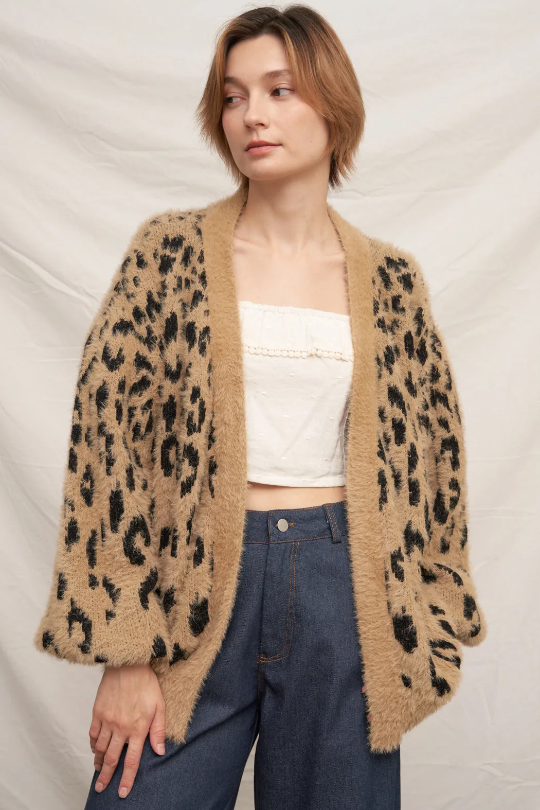 Wild About You Leopard Cardi sold by En Creme