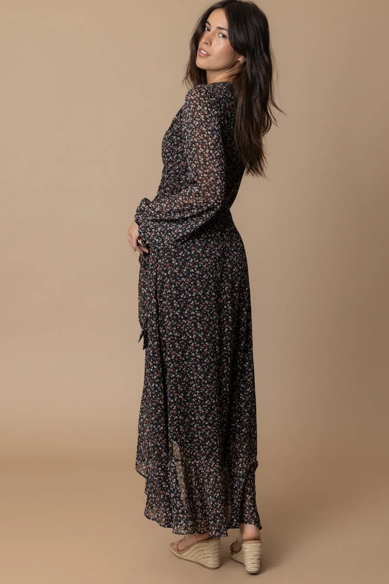 Margaret Wrap Maxi Dress sold by En Creme product image thumbnail 2