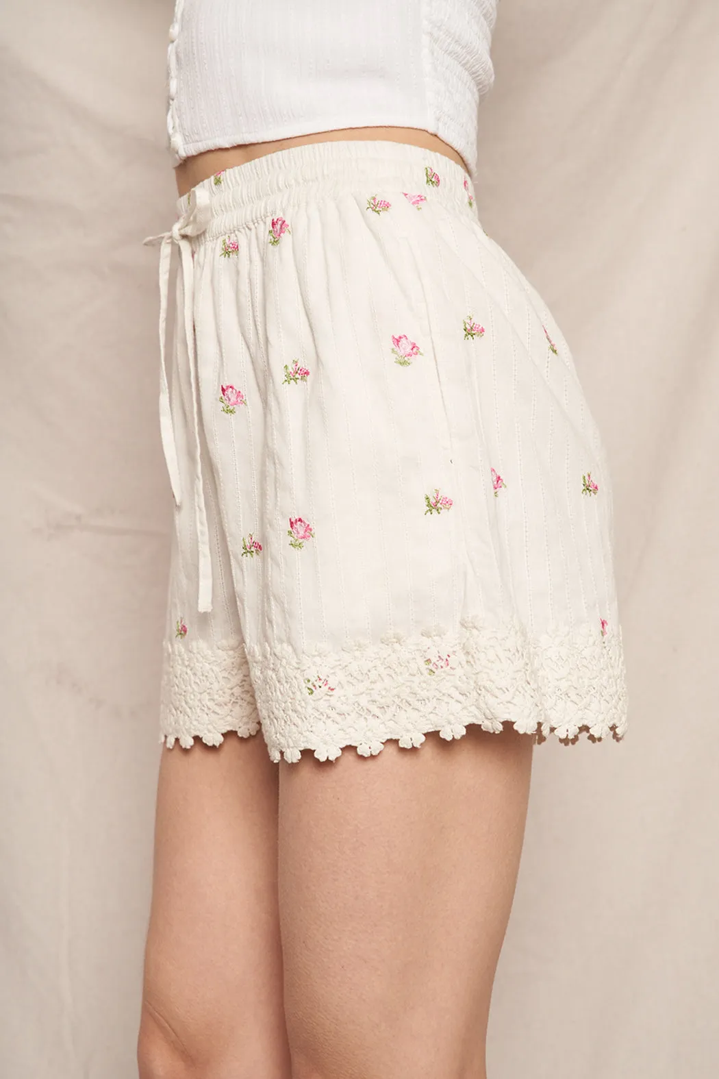Helena Lace Shorts sold by En Creme product image thumbnail 5