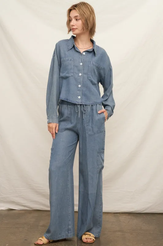 Claudia Wide Leg Pants sold by En Creme