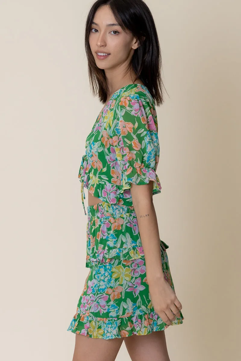 Clover Mini Skirt Set sold by En Creme product image thumbnail 5