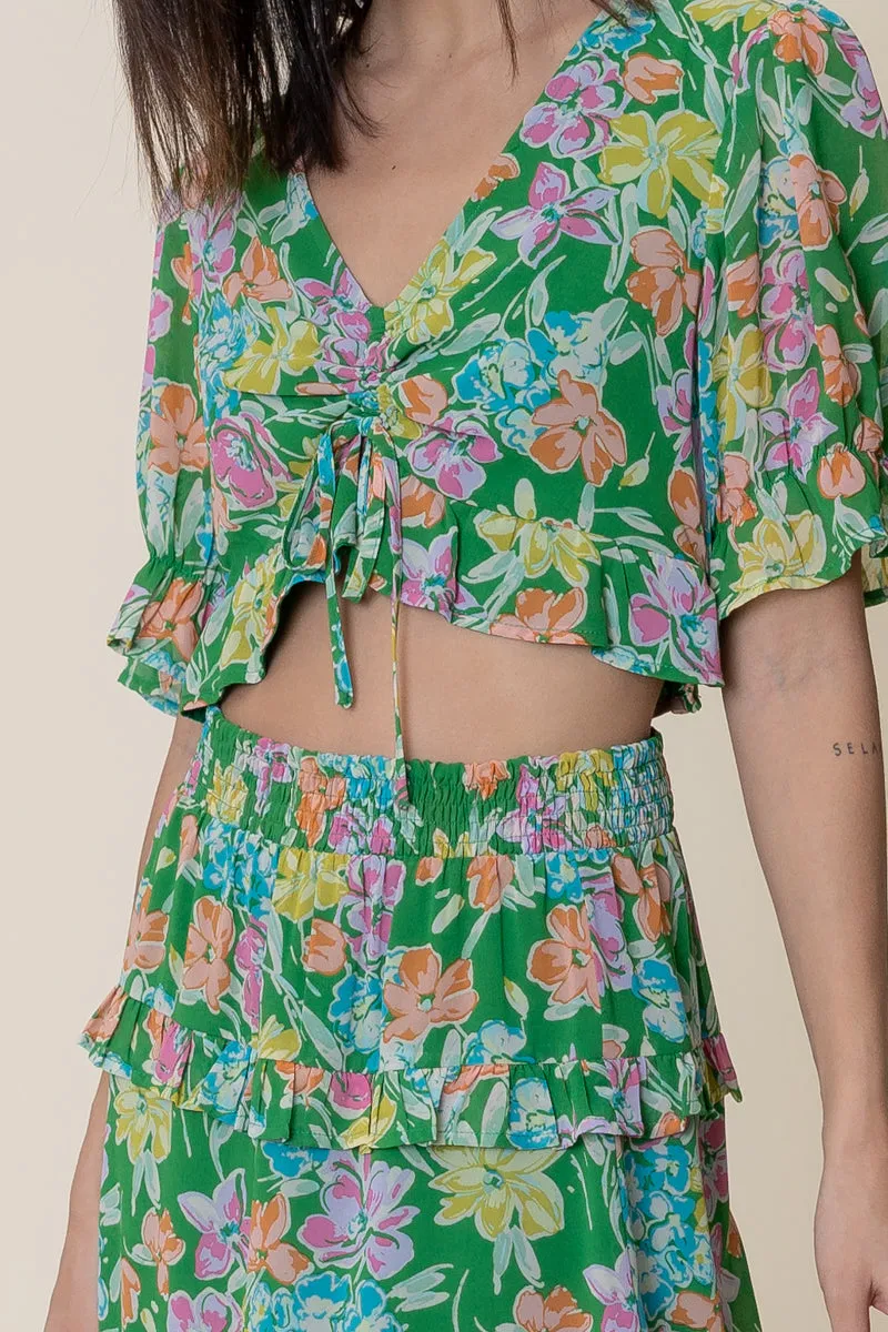 Clover Mini Skirt Set sold by En Creme product image thumbnail 2