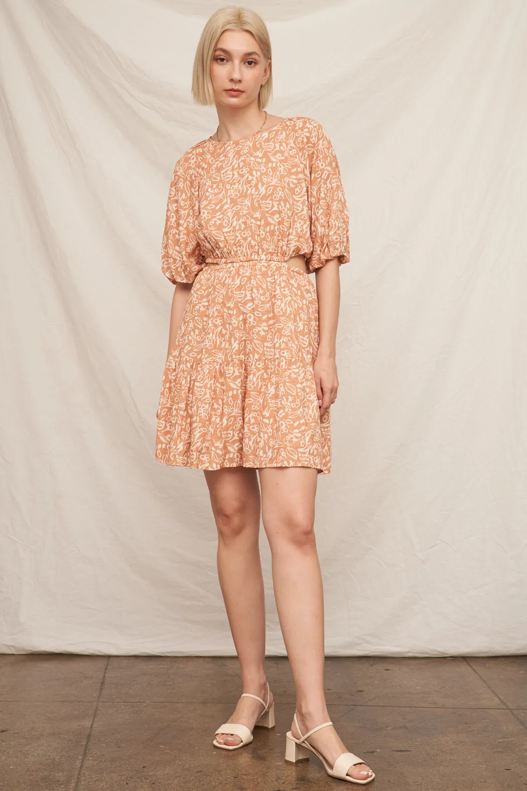 Ladia Balloon Mini Dress sold by En Creme product image thumbnail 4