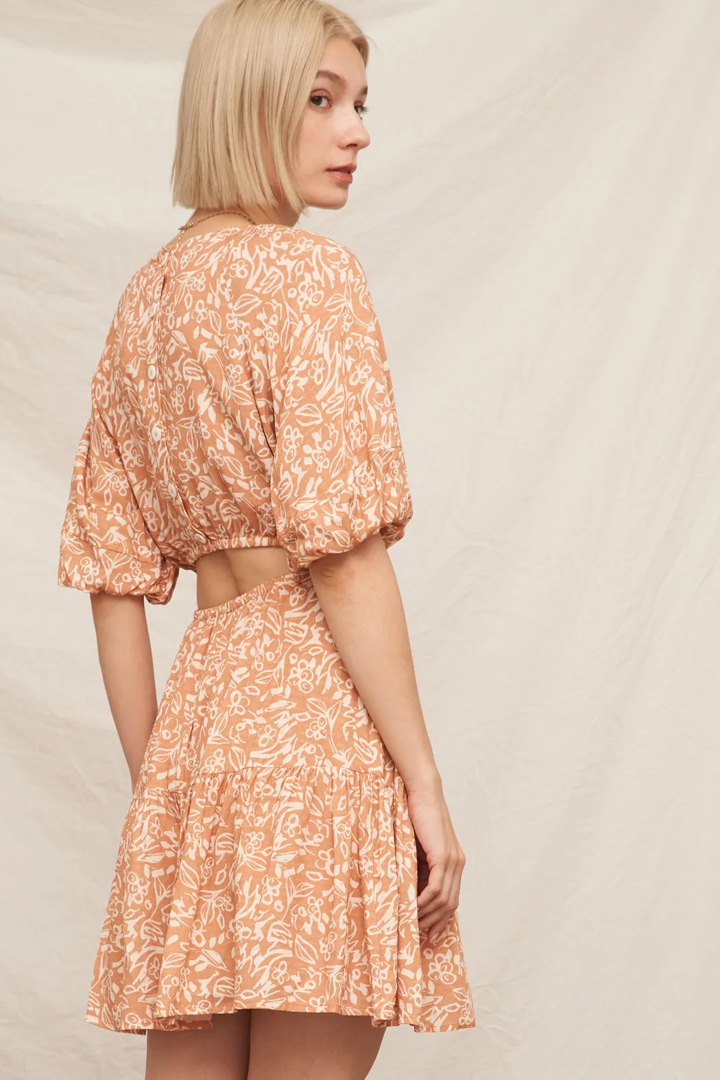 Ladia Balloon Mini Dress sold by En Creme product image thumbnail 3