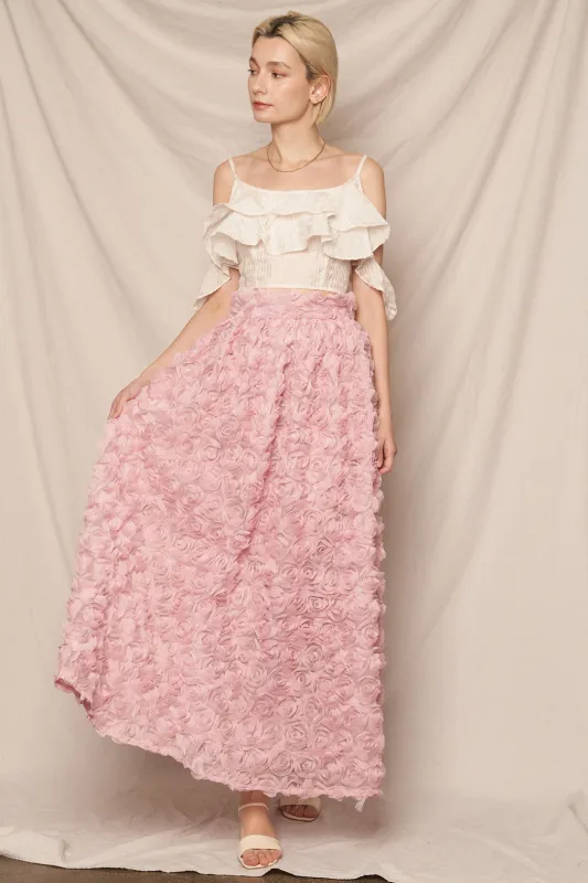 Talk To Me Rose Skirt made by En Creme