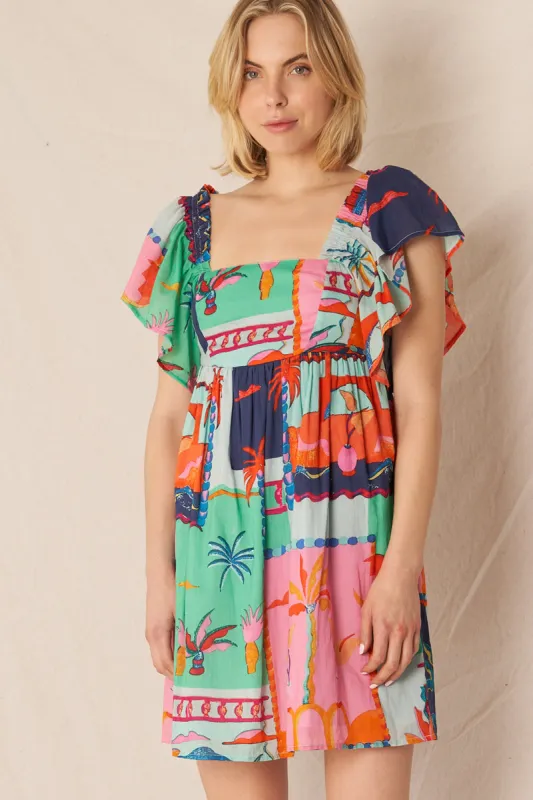 Sun Chaser Mini Dress sold by En Creme