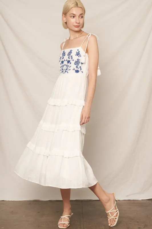 Tania Tiered Dress sold by En Creme