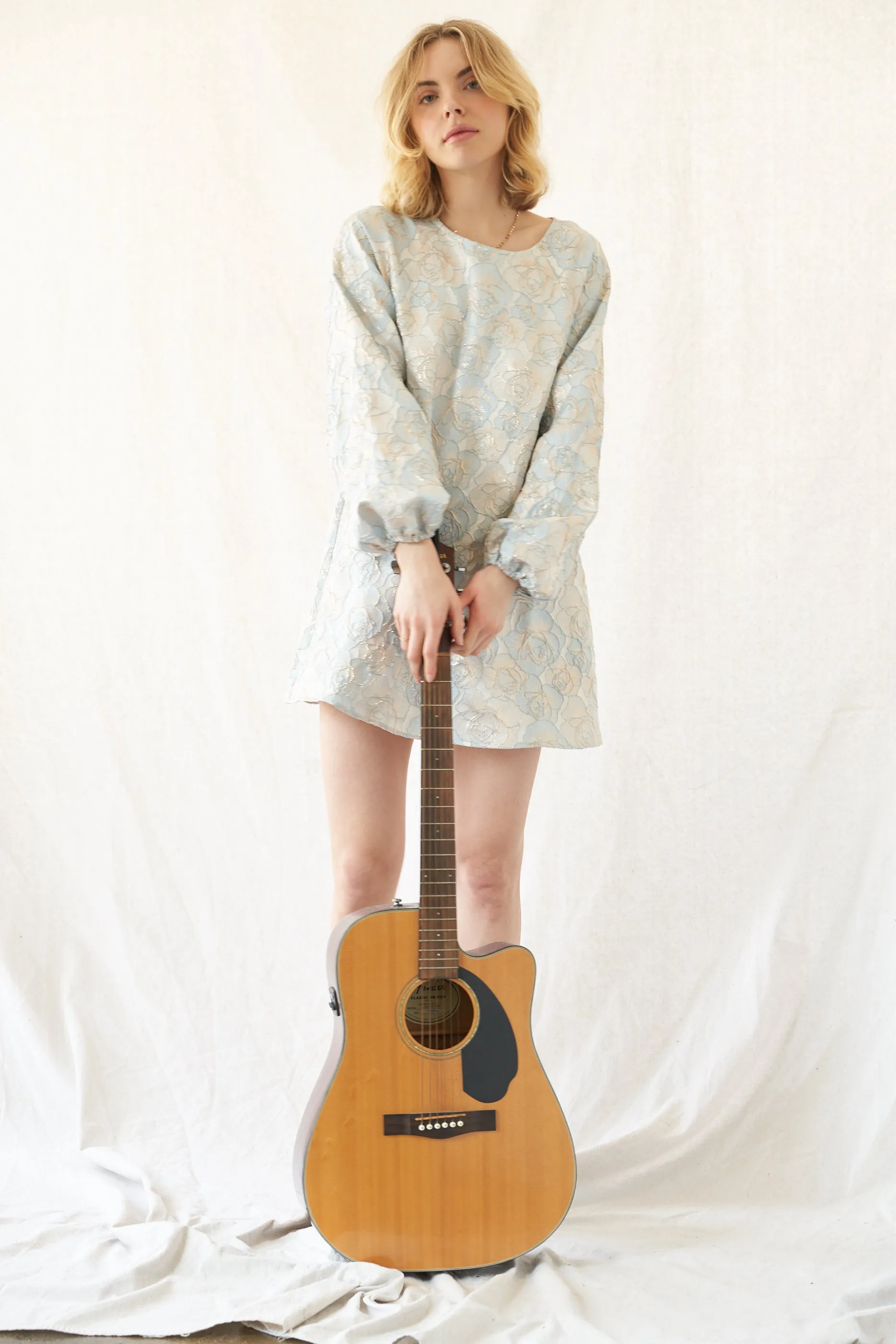 Anastasia Round Mini Dress sold by En Creme product image thumbnail 4