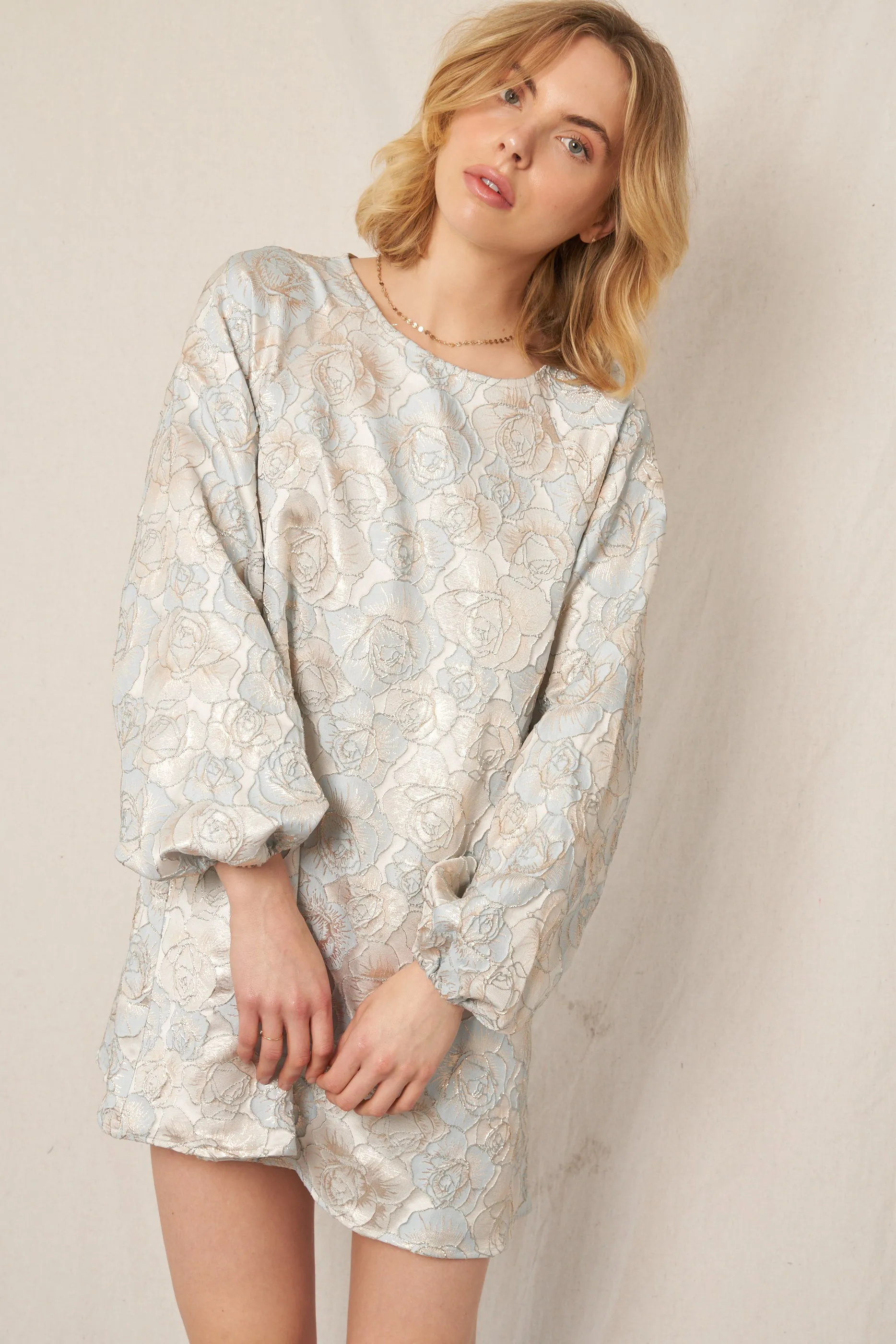 Anastasia Round Mini Dress sold by En Creme product image thumbnail 2