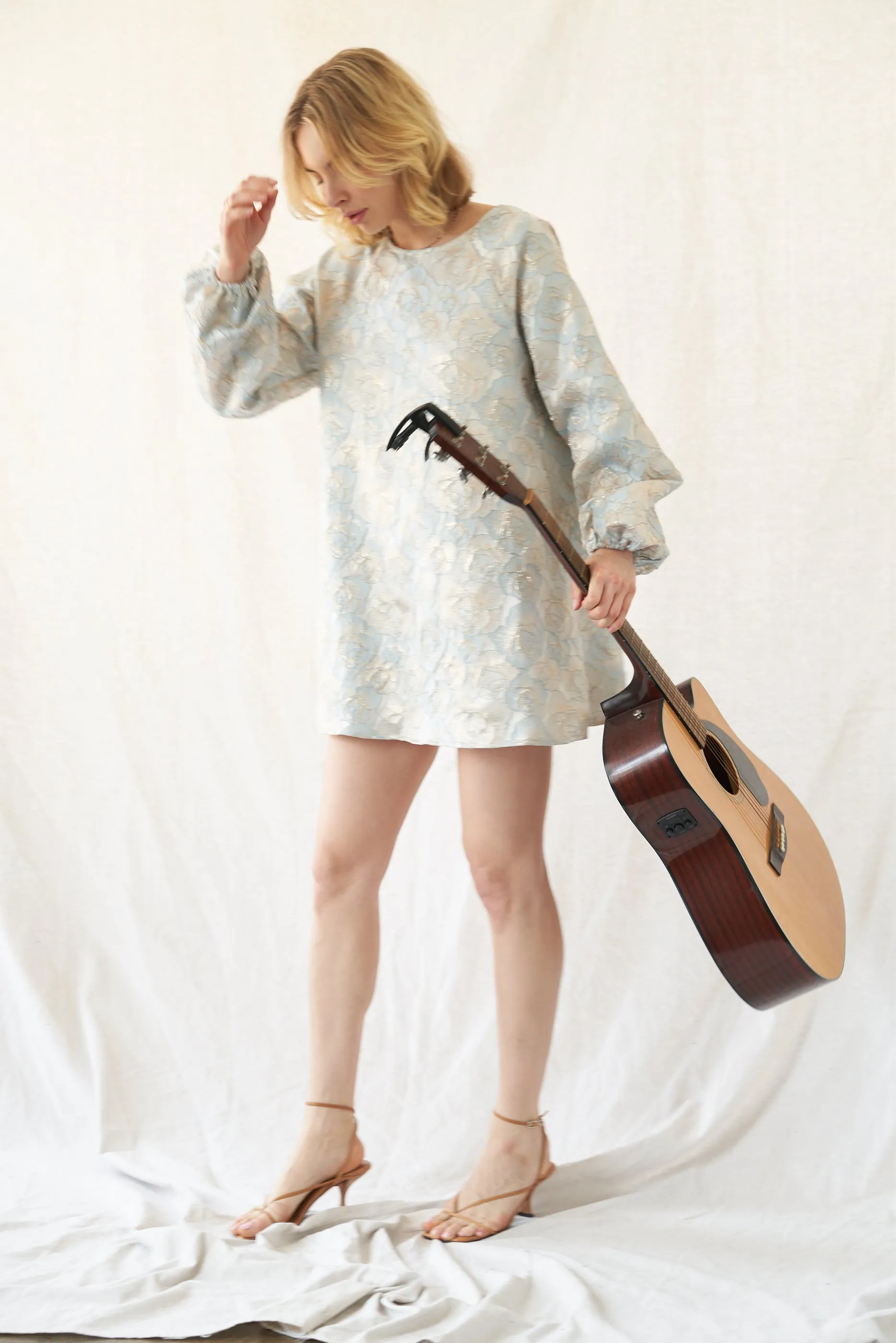Anastasia Round Mini Dress sold by En Creme product image thumbnail 5