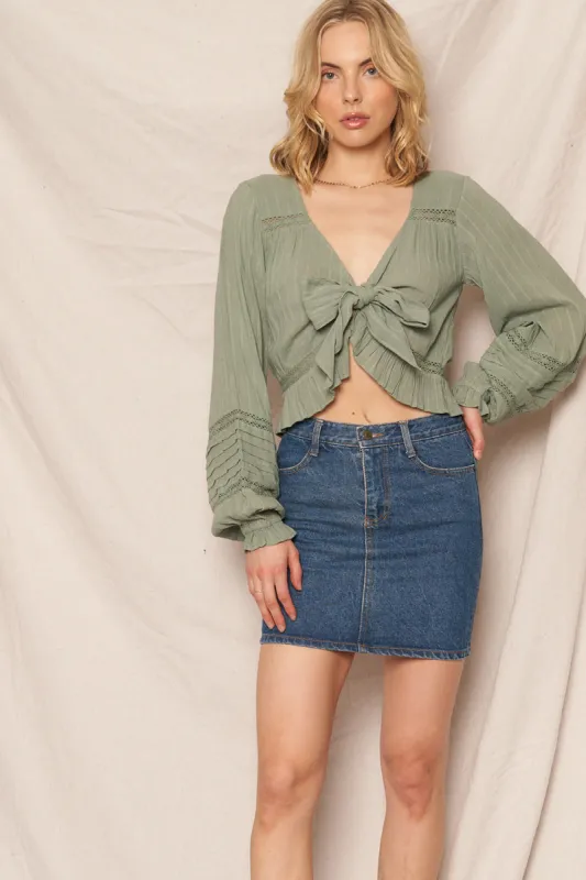 Happily Ever After Tie Top sold by En Creme