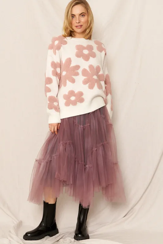 Josie Jacquard Sweater sold by En Creme