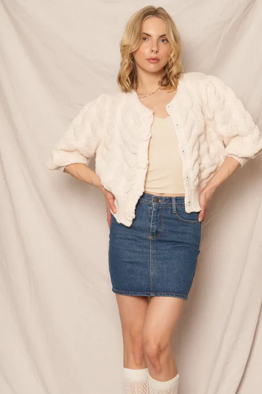 3D Braided Sweater sold by En Creme