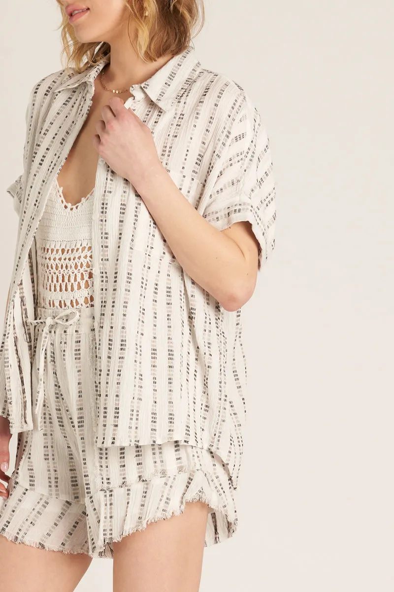 Midsummer Stripe Shorts sold by En Creme