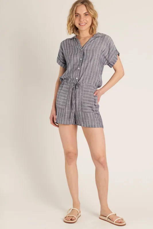 Jacky Katz Stripe Romper sold by En Creme