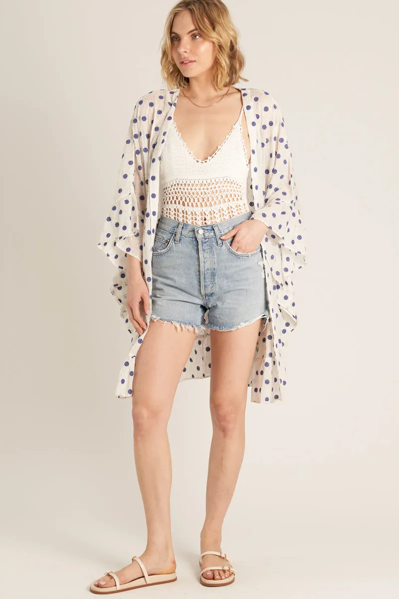 BlueVery Dot Coverup sold by En Creme product image thumbnail 4