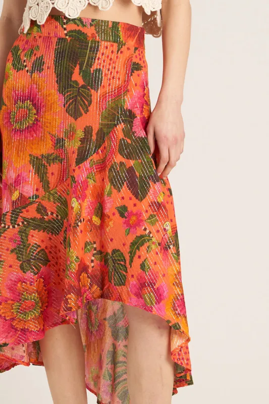 Sun Soaked Midi Skirt sold by En Creme