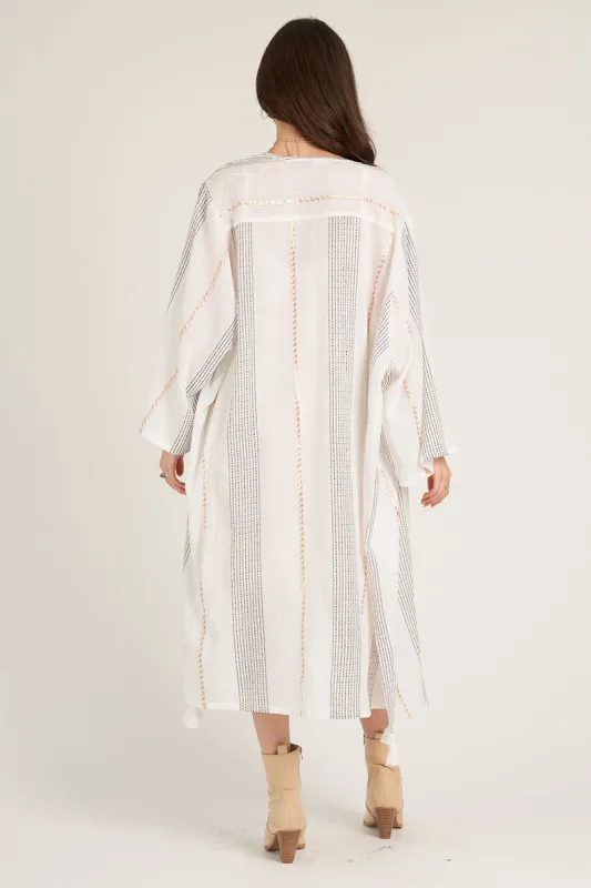 Midnight Aurora Maxi Kimono sold by En Creme