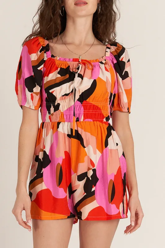 Bubbly Darcey Smocked Romper sold by En Creme