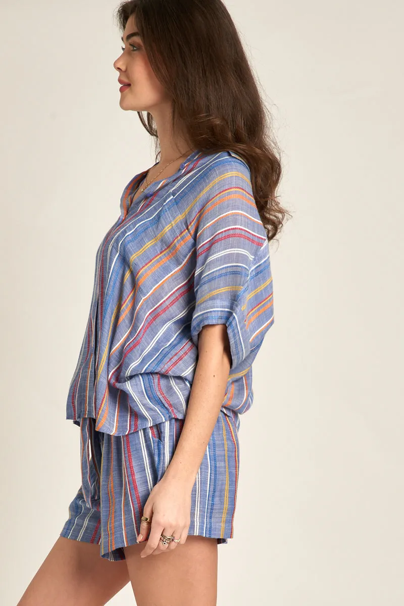 Jeanette Striped Shorts sold by En Creme product image thumbnail 4