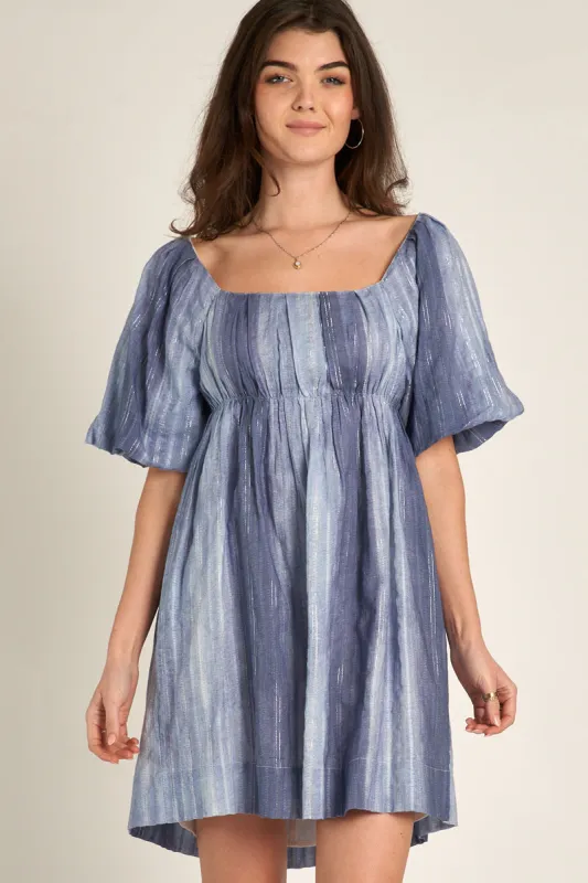 Donna Puff Sleeve Mini Dress sold by En Creme