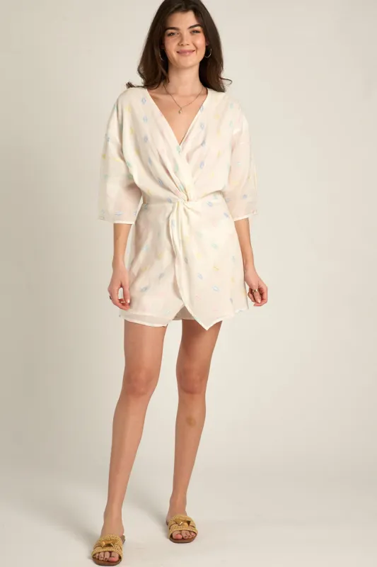 Elena Wrap Romper made by En Creme