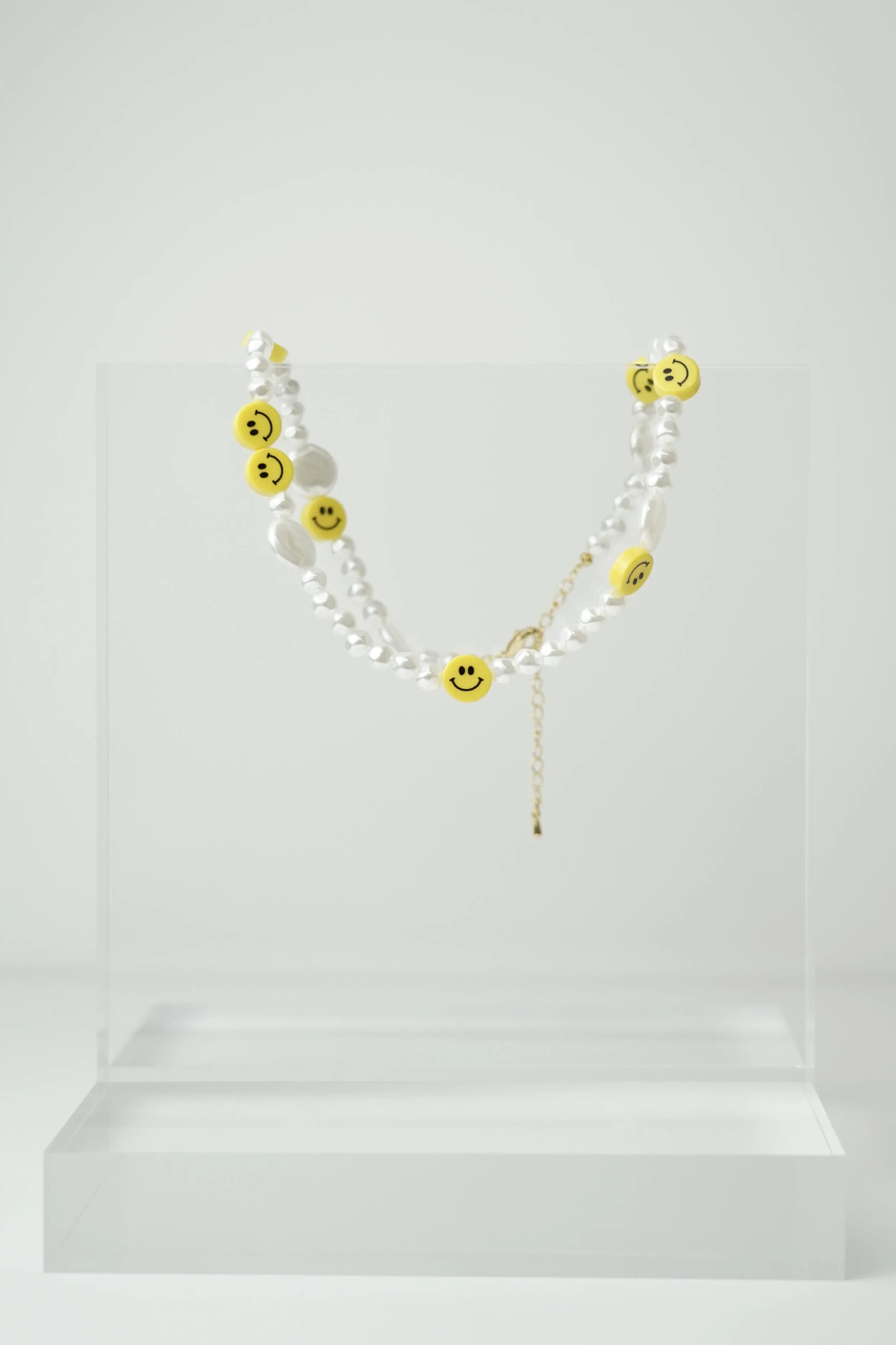 Smiley Face Pearl Necklace sold by En Creme product image thumbnail 4