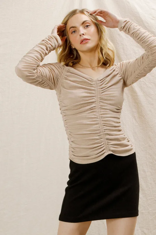 Valeria Off the Shoulder Top sold by En Creme