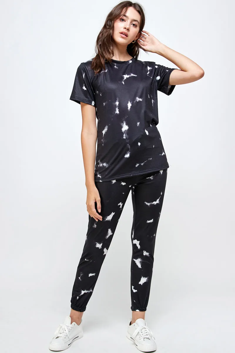 Riley Tie Dye Lounge Set sold by En Creme product image thumbnail 4