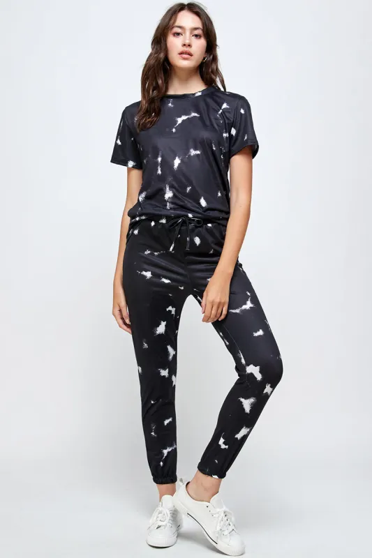 Riley Tie Dye Lounge Set sold by En Creme