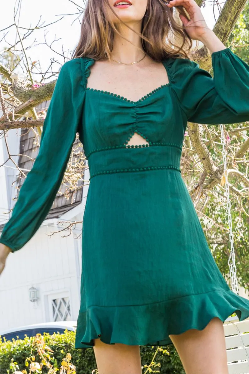 Apolline Lace Trim Dress sold by En Creme