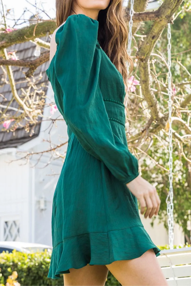 Apolline Lace Trim Dress sold by En Creme product image thumbnail 3