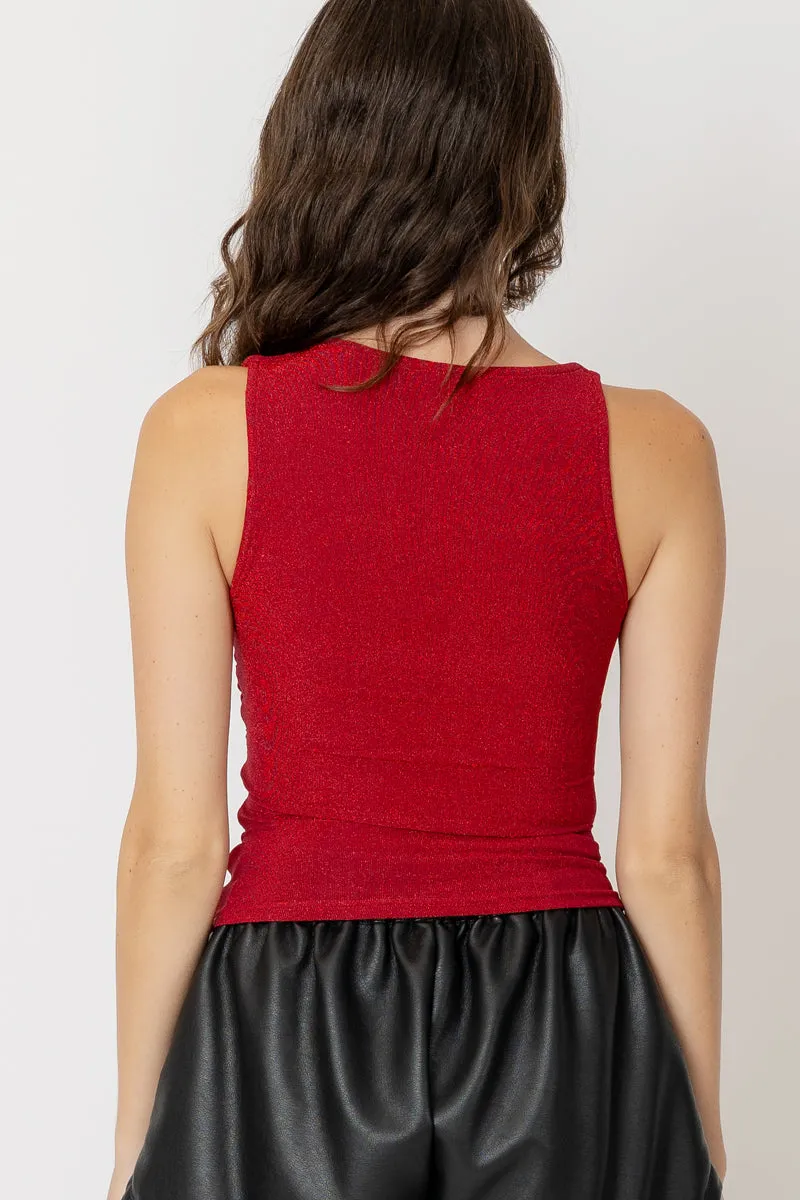 Ruby Asymmetrical Top sold by En Creme product image thumbnail 5