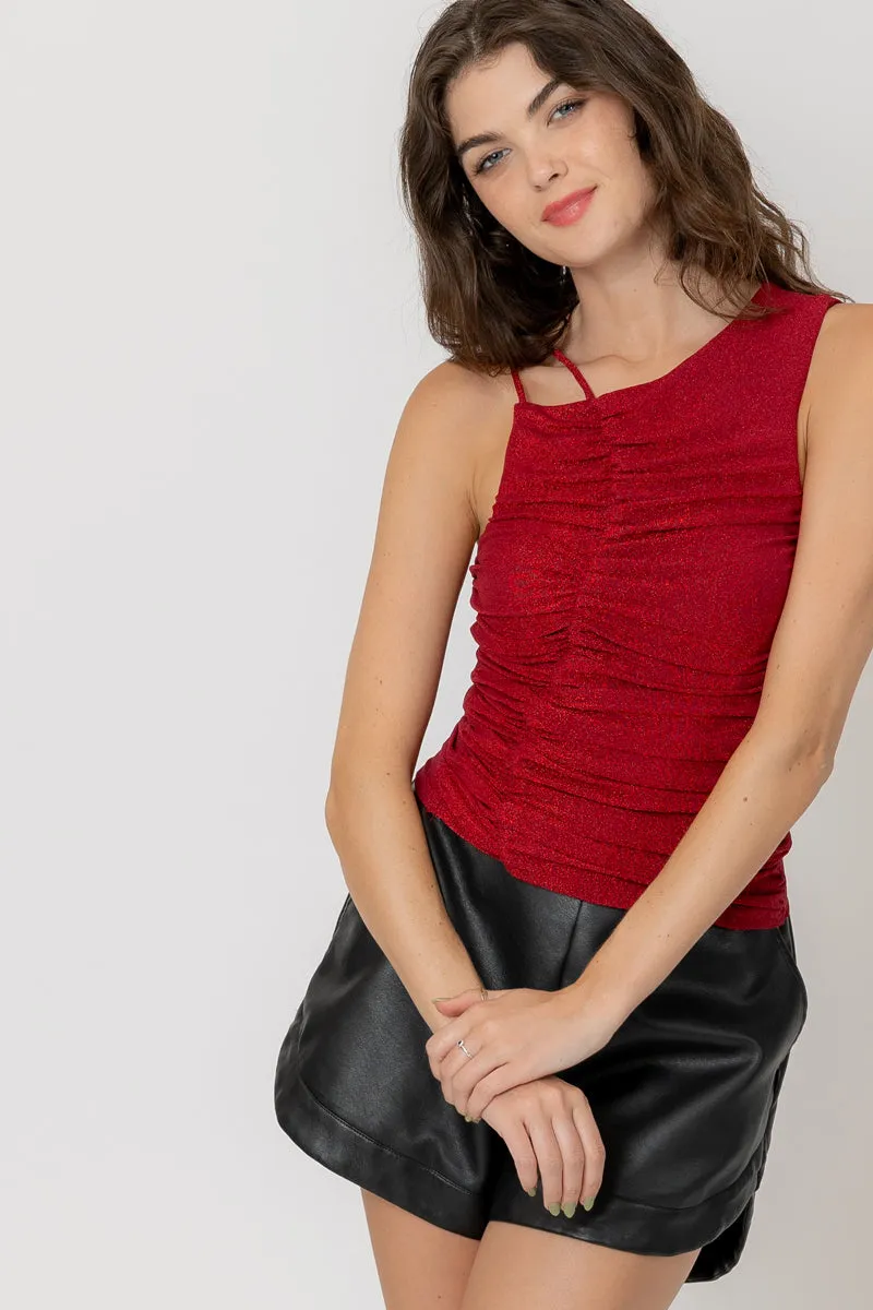 Ruby Asymmetrical Top sold by En Creme product image thumbnail 3