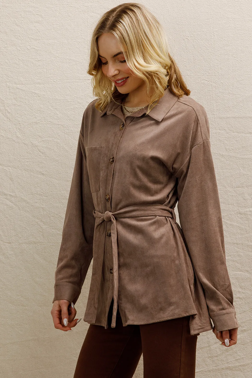 Maya Suede Jacket sold by En Creme product image thumbnail 3