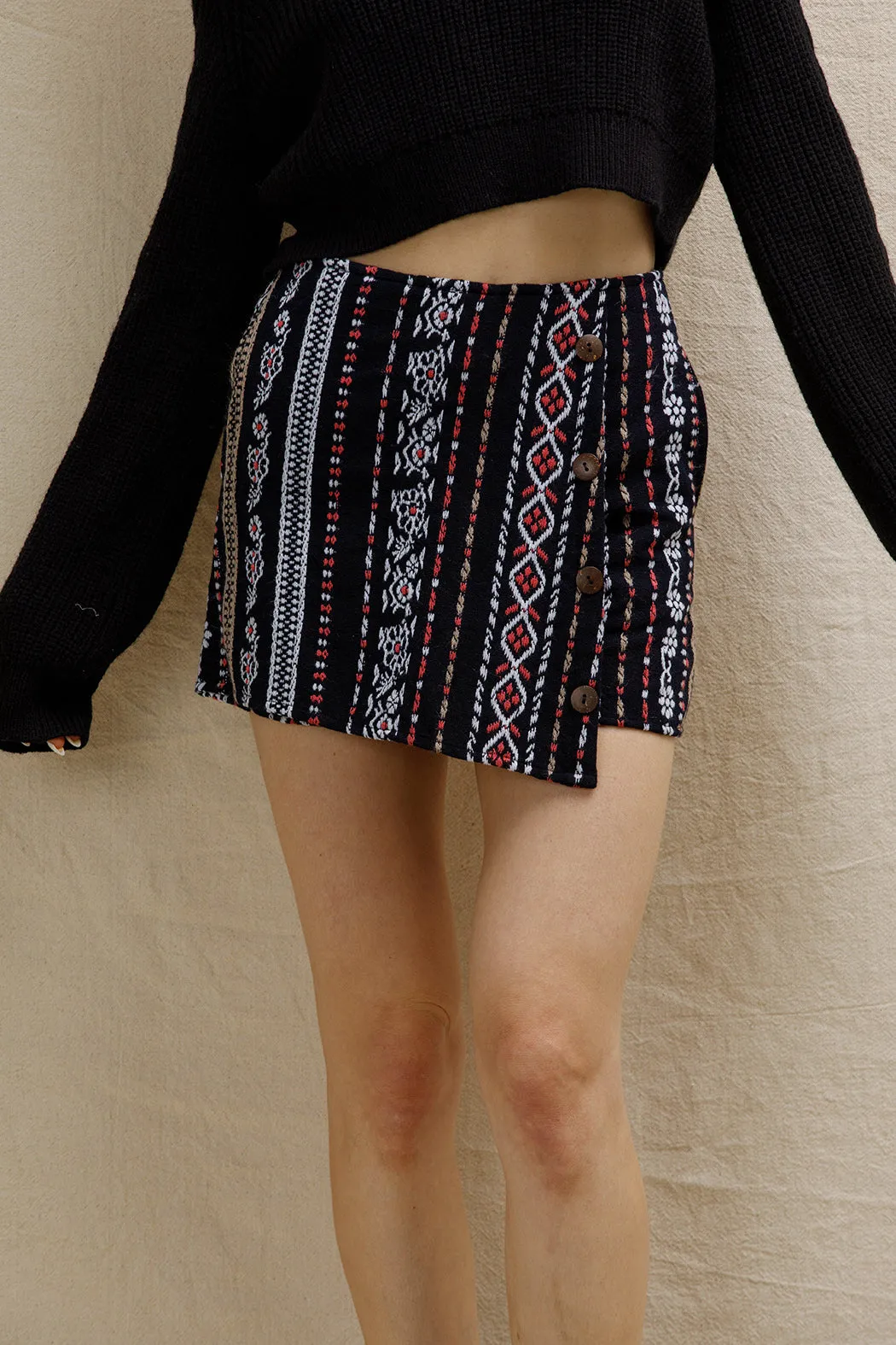 Riley Wrap Skort sold by En Creme product image thumbnail 4