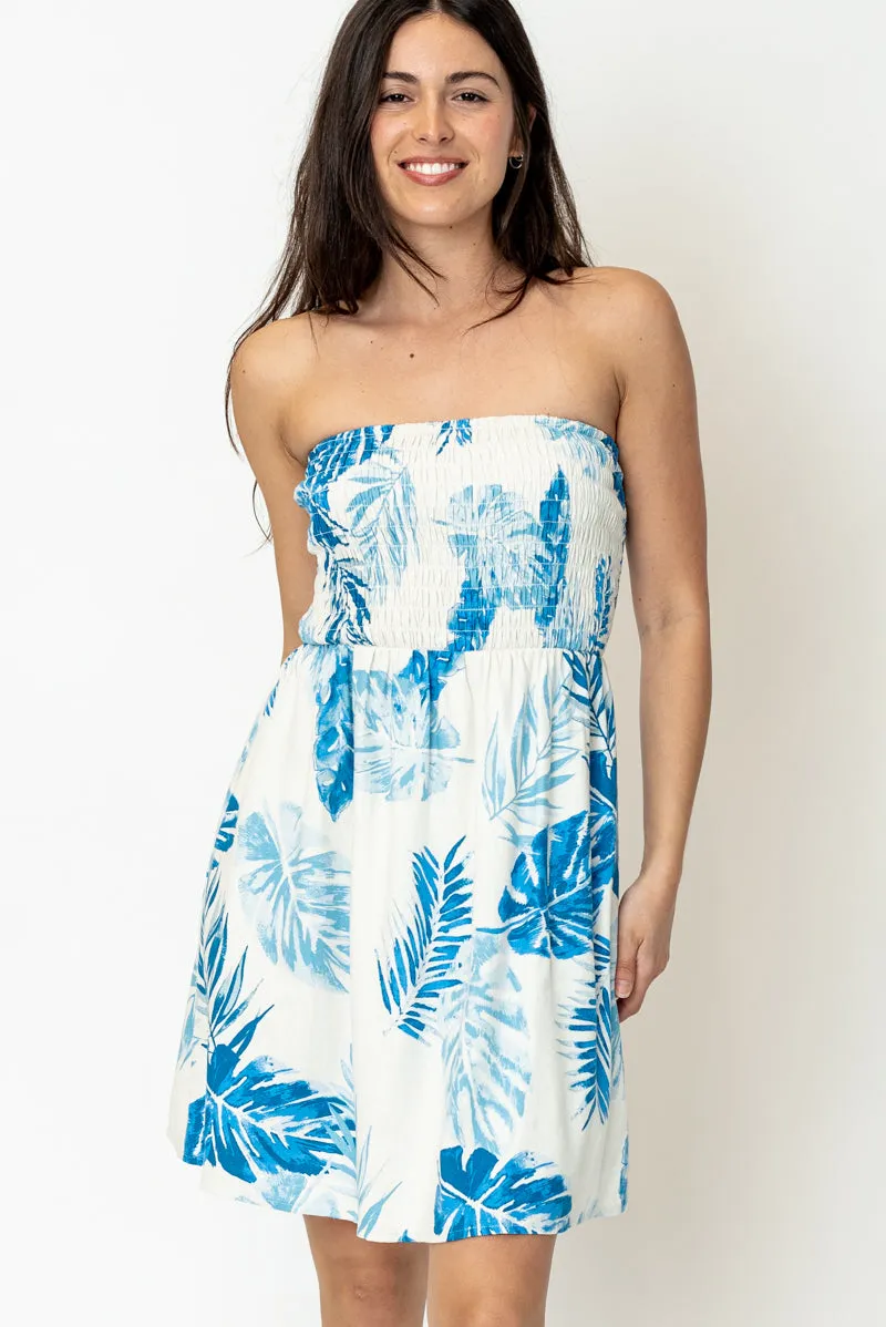 Pacific Blue Tube Dress sold by En Creme product image thumbnail 5