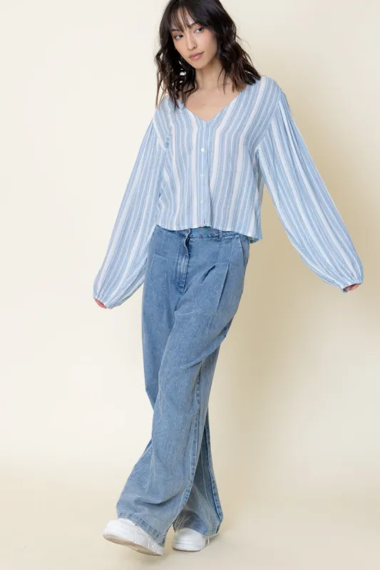 Essie Long Sleeve Blouse made by En Creme