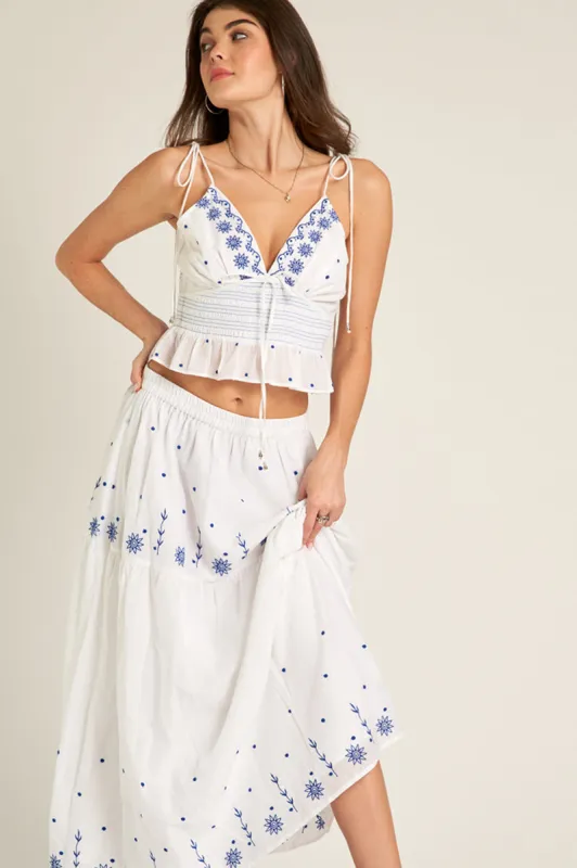 Amina Tiered Skirt made by En Creme
