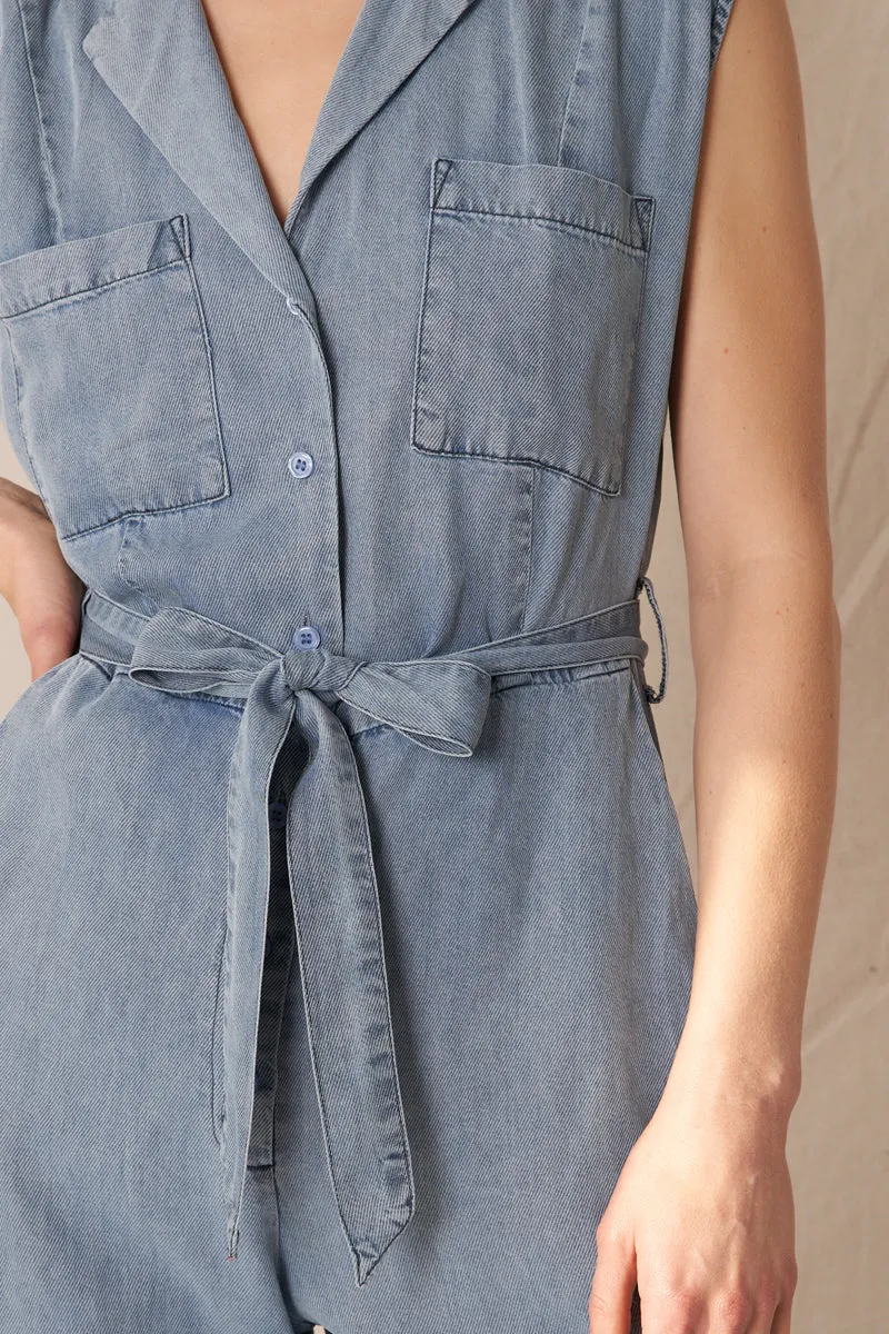 Modern Rowley Denim Jumpsuit sold by En Creme product image thumbnail 5
