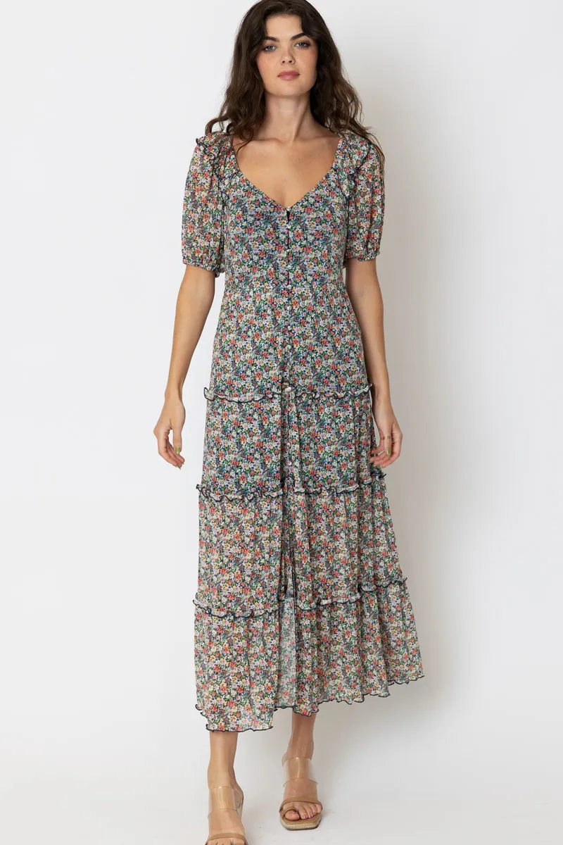 Melody Tiered Dress sold by En Creme product image thumbnail 4