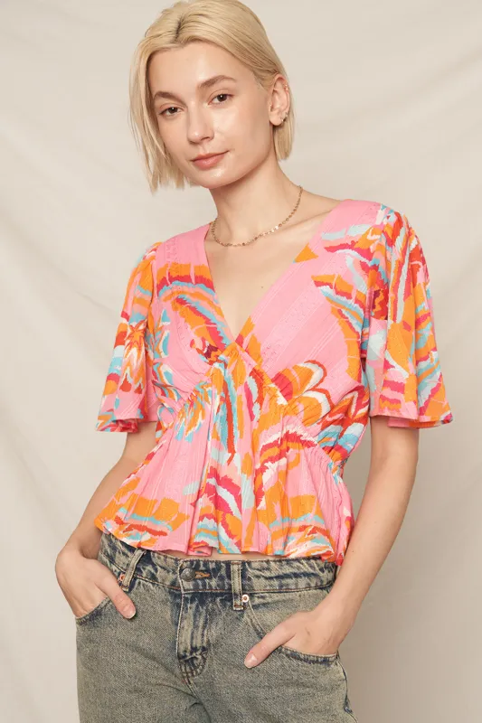 Amelia Flutter Top made by En Creme