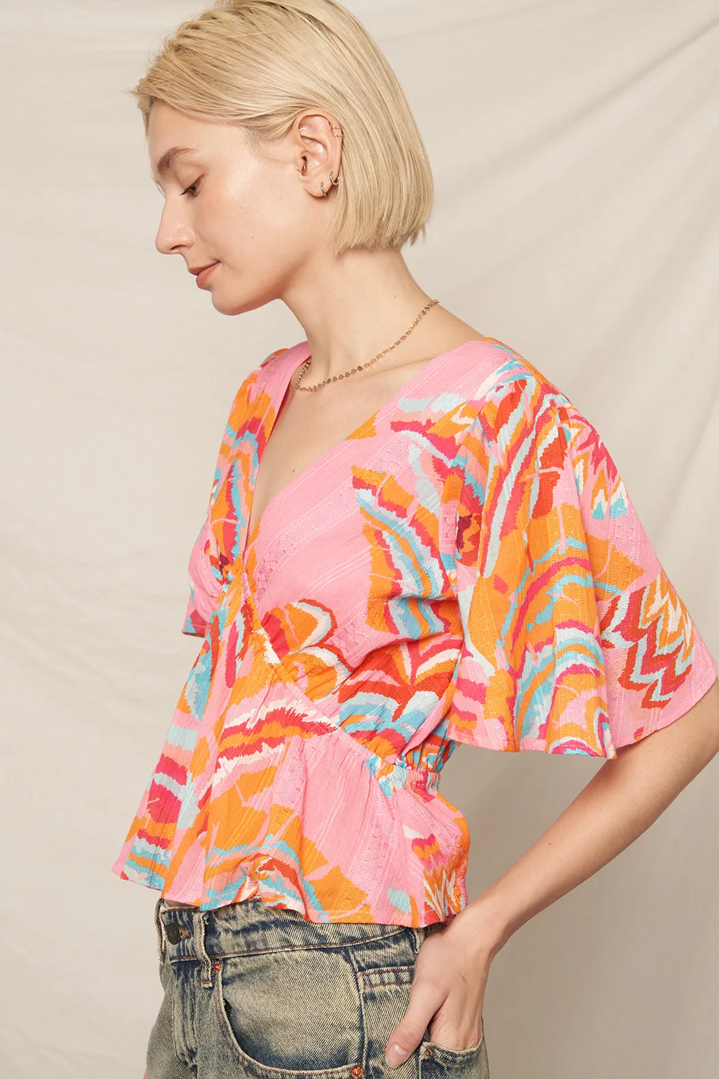 Amelia Flutter Top sold by En Creme product image thumbnail 4