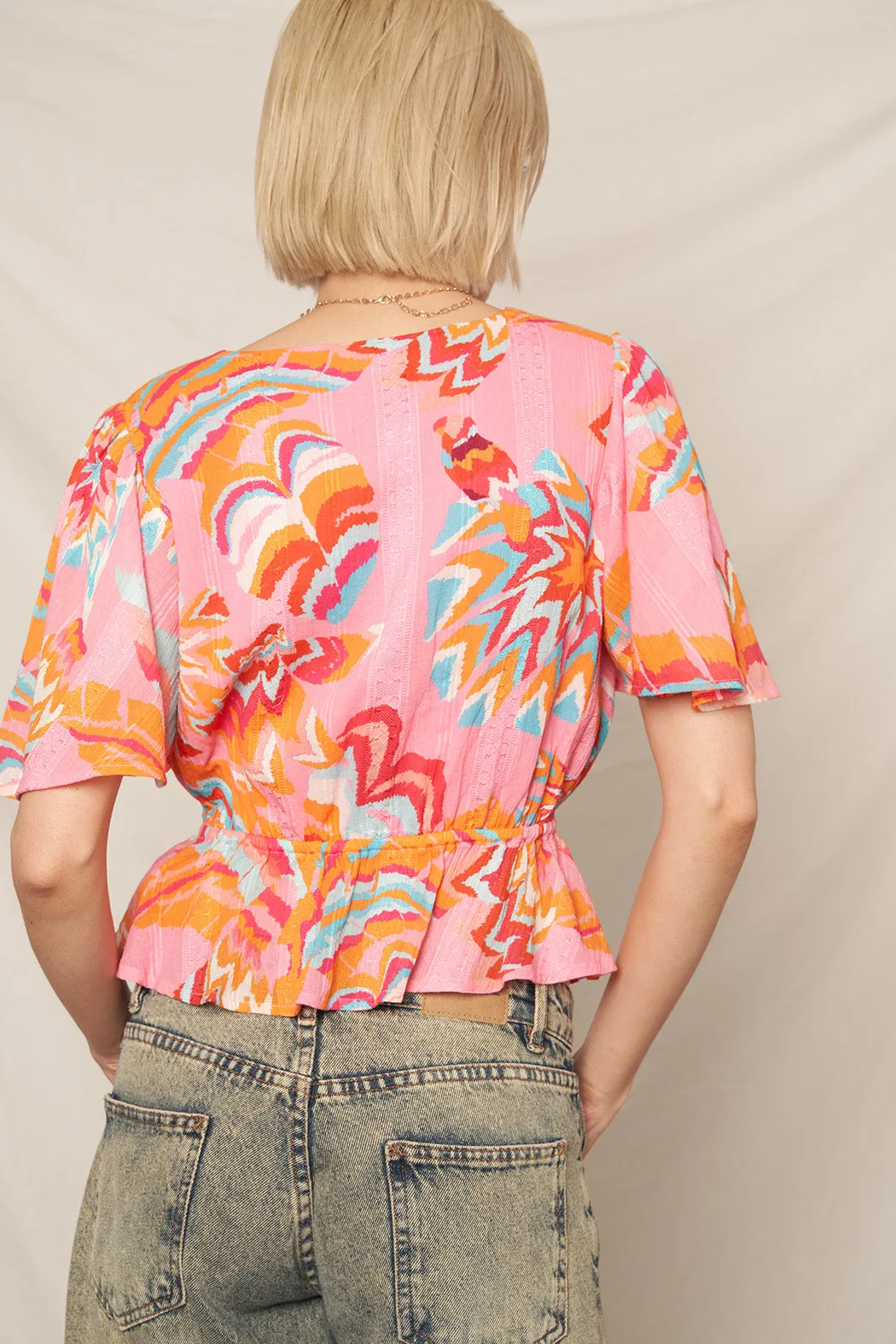 Amelia Flutter Top sold by En Creme product image thumbnail 5