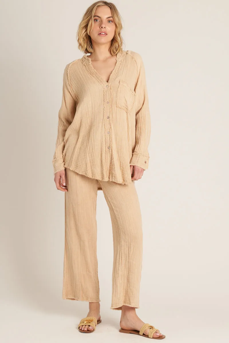 Ronnie Crinkle Pants sold by En Creme product image thumbnail 3
