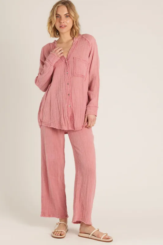 Ronnie Crinkle Pants made by En Creme