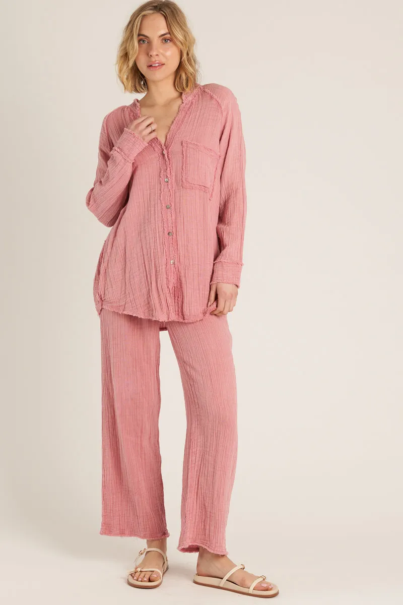 Ronnie Crinkle Pants sold by En Creme