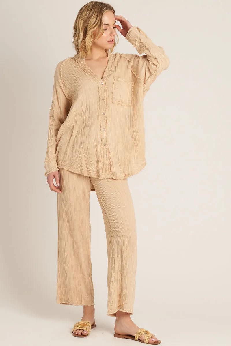 Ronnie Crinkle Pants sold by En Creme product image thumbnail 4